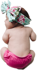Testimonial baby store promo banner img