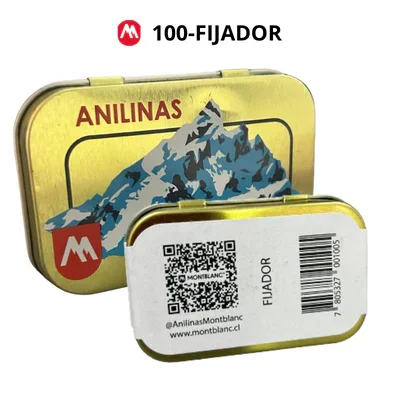 fijador montblanc cajita dorada