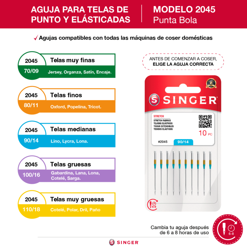agujas singer 10un agujas singer 10un