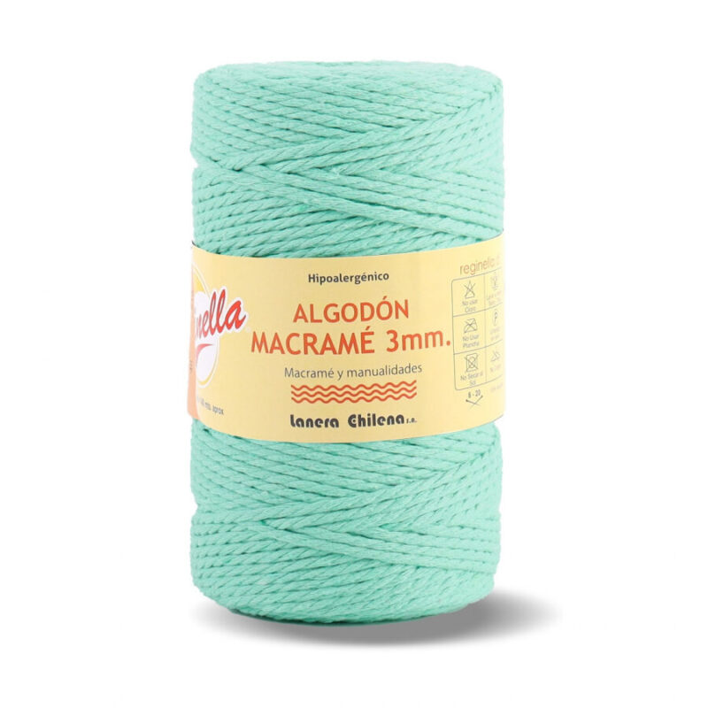 algodÓn macrame reginella 3mm 400 grs