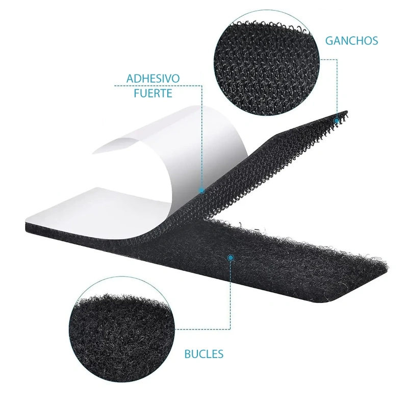 velcro adhesivo 20mm