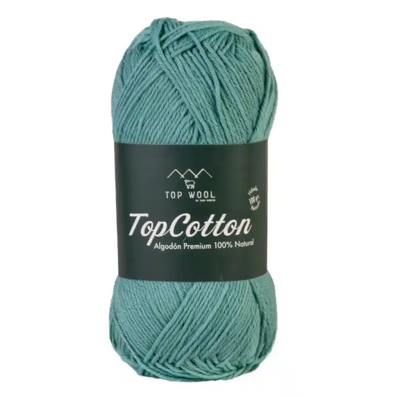 algodon top wool top cotton 100grs
