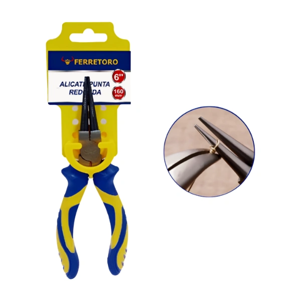 alicate punta curvada 6"