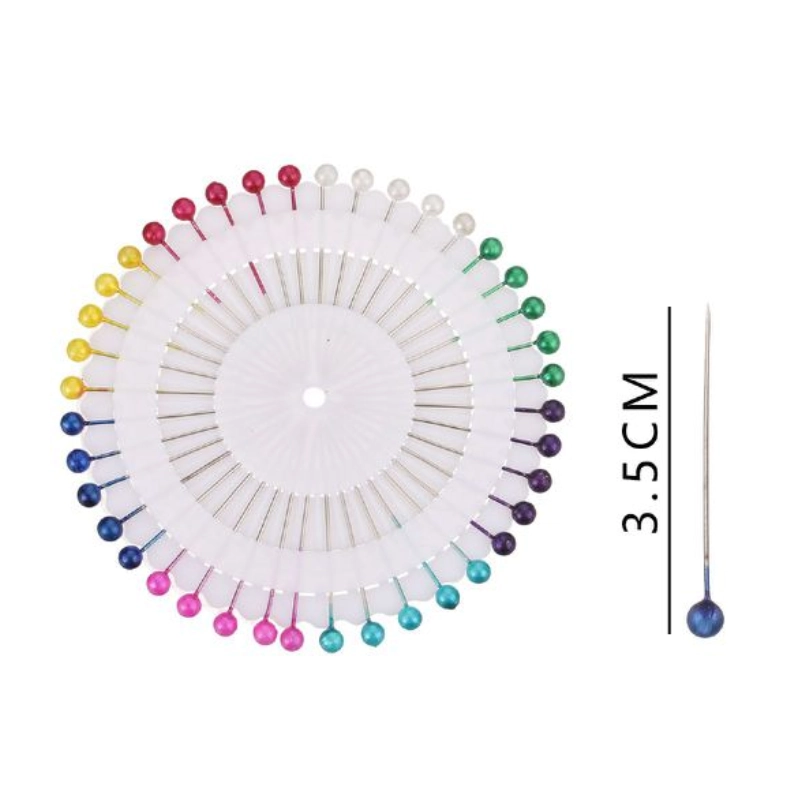 alfileres perla colores 40un