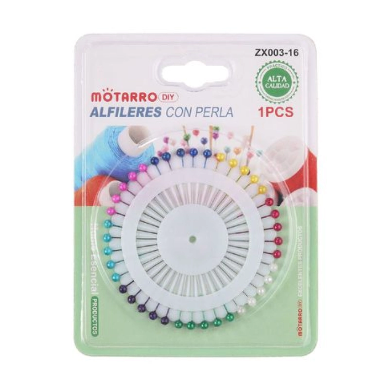 alfileres perla colores 40un