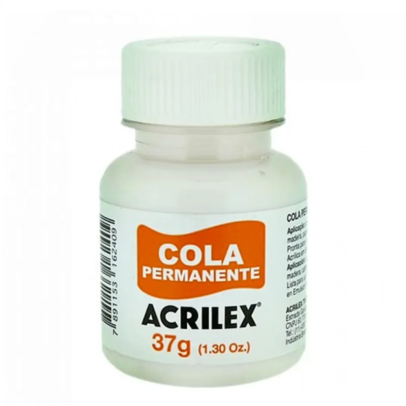 adhesivo cola permanente acrilex 37gr