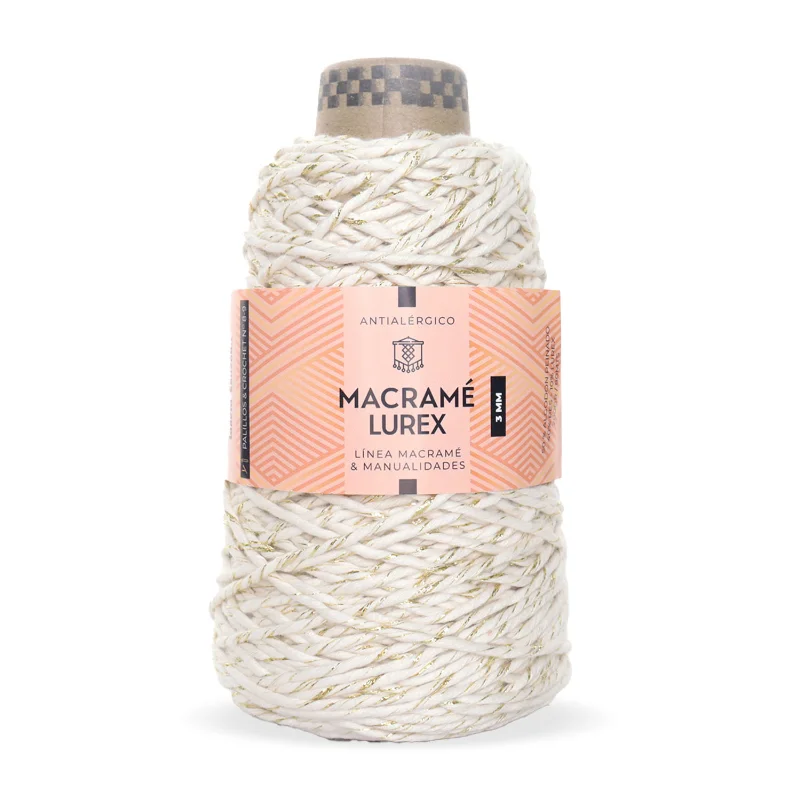 macrame lurex oro 3mm