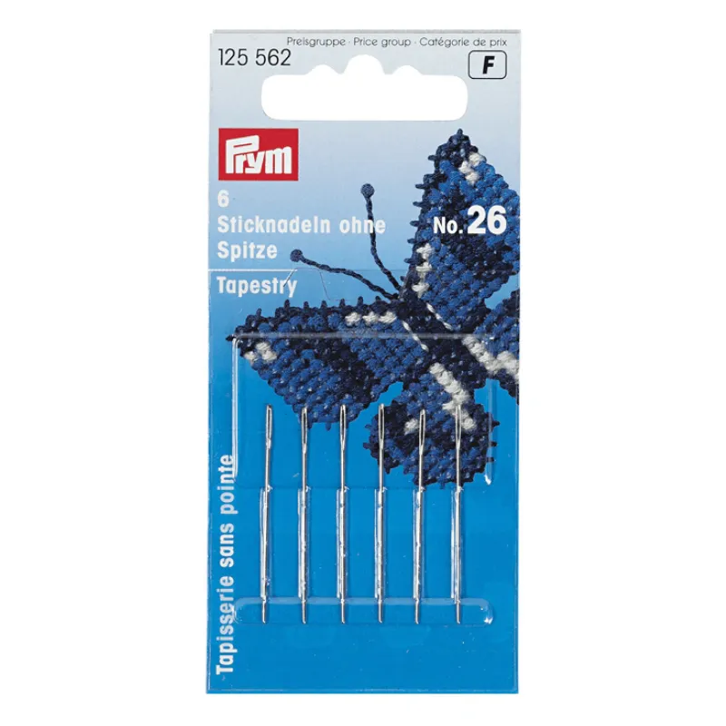 Home agujas de bordar prym 26 sin punta (6un)