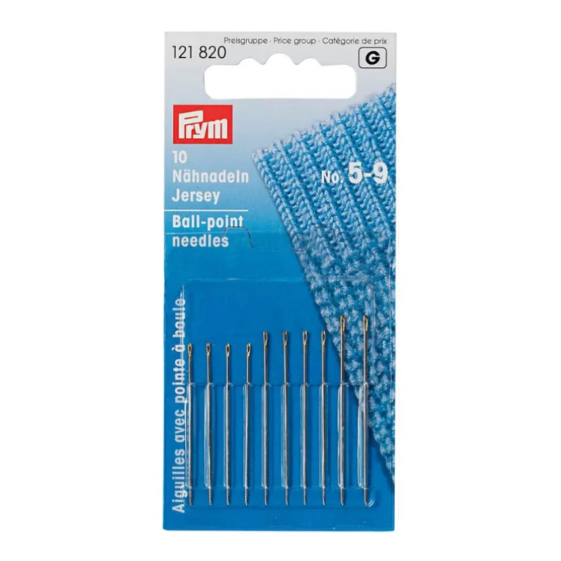 Home agujas de coser prym jersey punta roma 5 9 (10un)