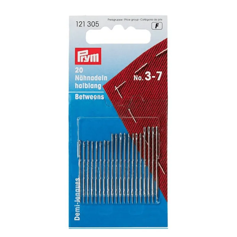 Home agujas de costura prym semilargas 3 7 (20un)