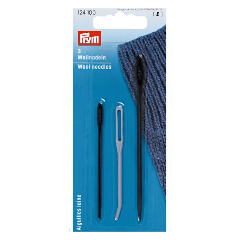 Home agujas para lana prym plasticas surtidas (3 un)