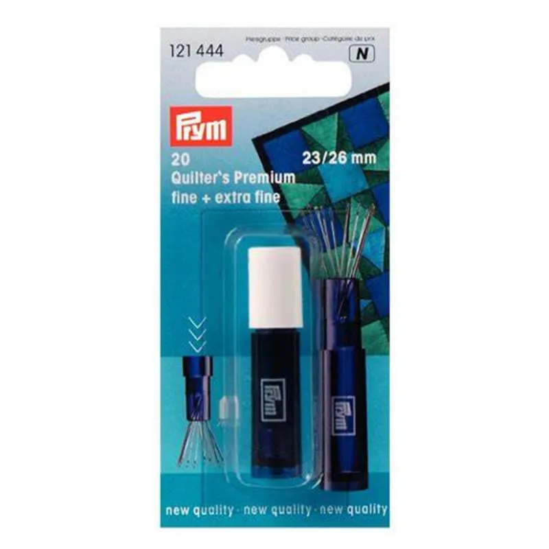 Home agujas quilting prym surtidas finas y extra finas (20un)